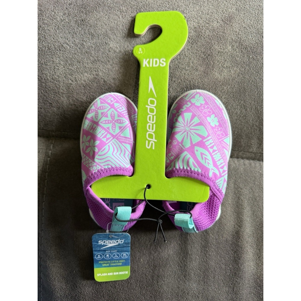 Speedo Kids Small 5-6,‎ Splash And Sun Bootie, Neon Violet Color